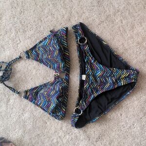 Multi colored bikini